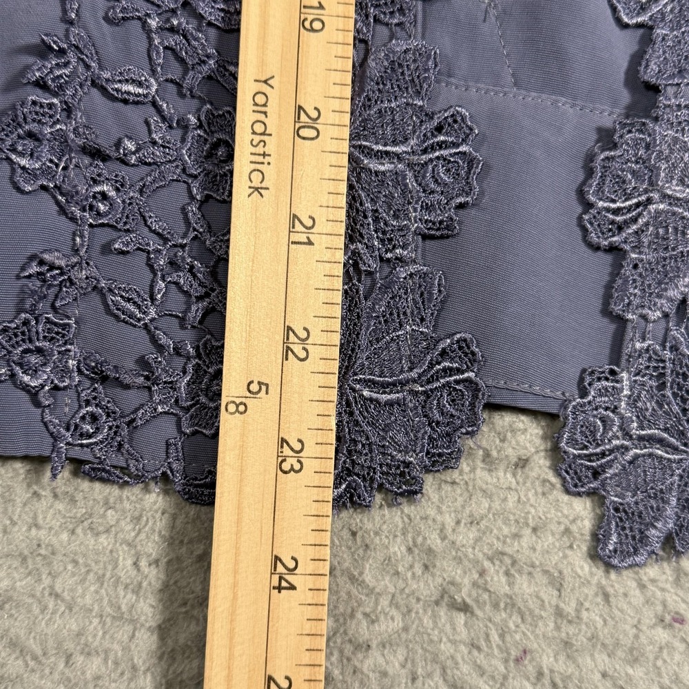 Wild Rose Lace Jacket Womens 16 Purple Open Front Formal Dressy Party Occasion - Picture 13 of 16